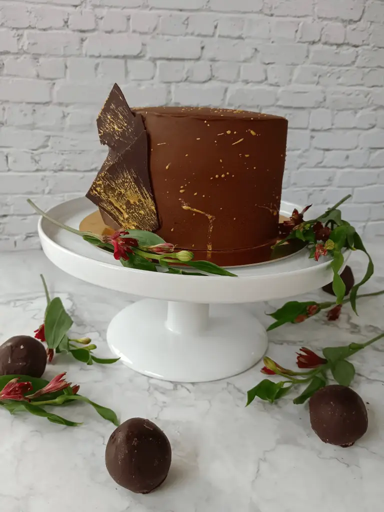 Tarta Chocolate y Vainilla (8-10 personas, Con lactosa, Con azucar, Con gluten)