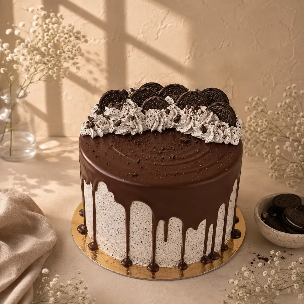 Tarta Especial Oreo (8-10 personas, Con gluten, Con lactosa)
