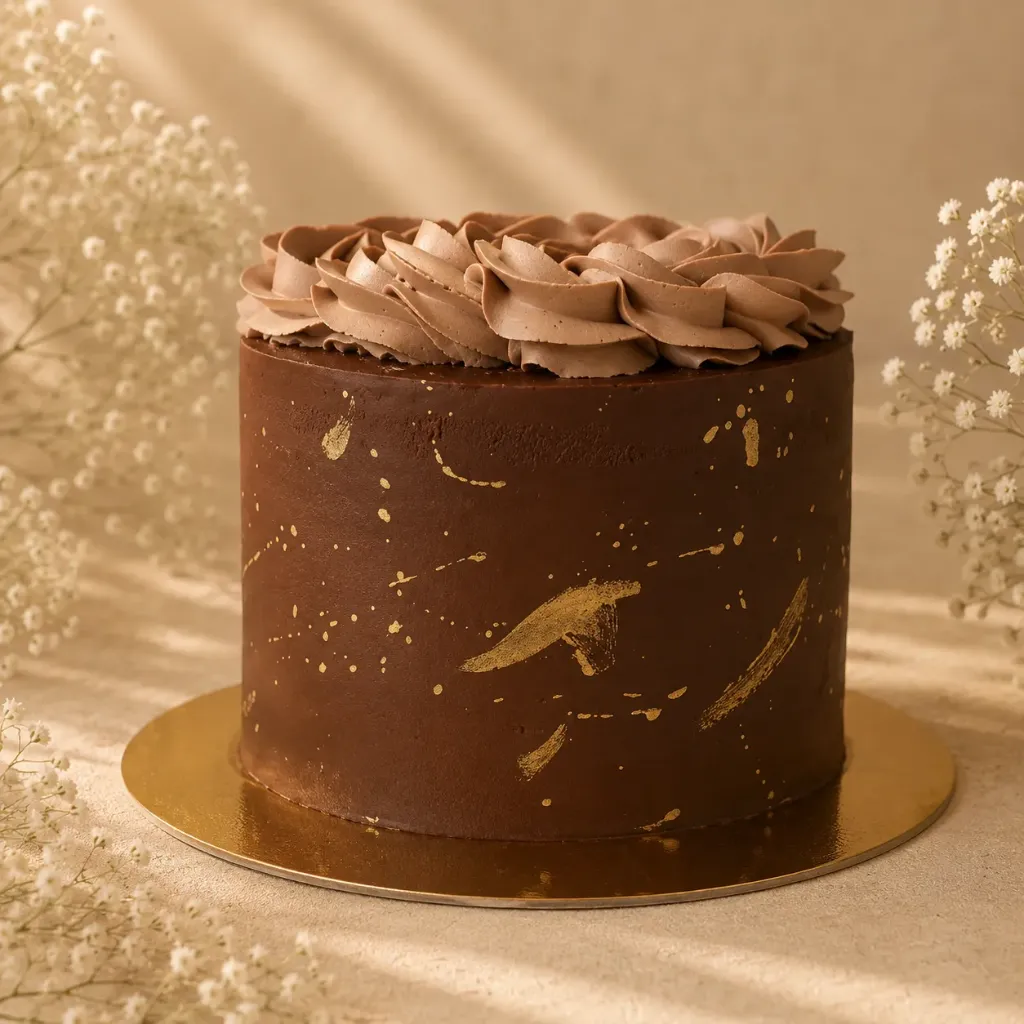 Tarta Choco-Plátano (8-10 personas, Con lactosa, Con gluten)