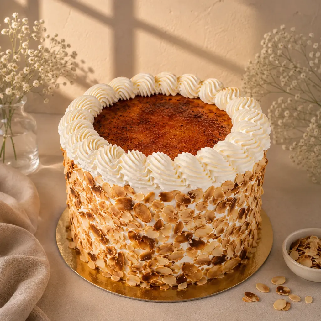 Tarta San Marcos (8-10 personas, Con gluten, Con lactosa, Con azucar)