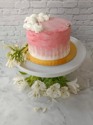 Tarta de Vainilla y Mousse de Fresa