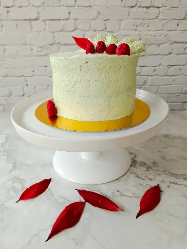 Tarta de chocolate, cafe y pistacho