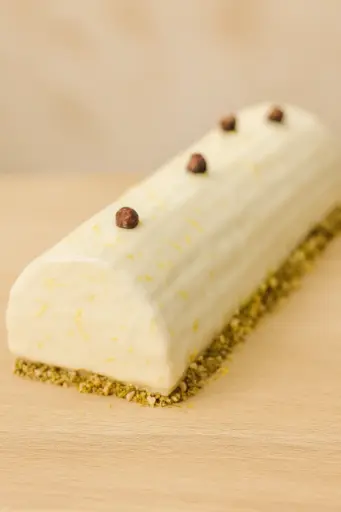 Tronco de navidad chocolate blanco